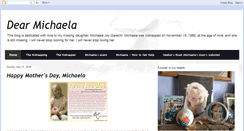 Desktop Screenshot of dearmichaela.com