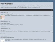 Tablet Screenshot of dearmichaela.com